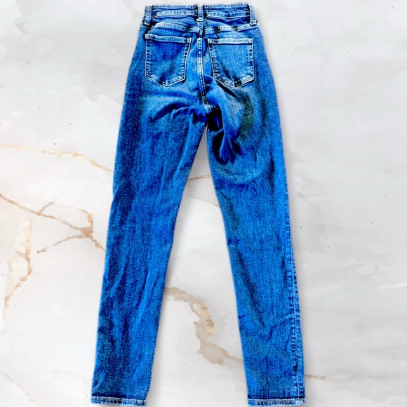 H&M Classic High-Rise Stretchy Blue Skinny Jeans - Picture 2 of 3
